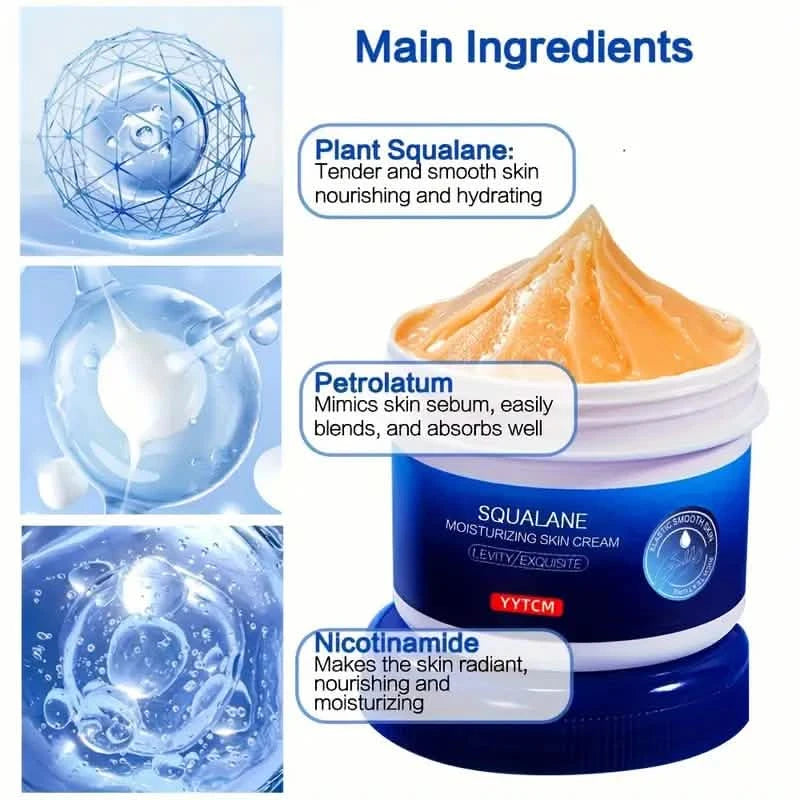 Squalane Moisturizing Skin Cream for Dry, Cracked Feet and Hands Beauty & Personal Care - DailySale