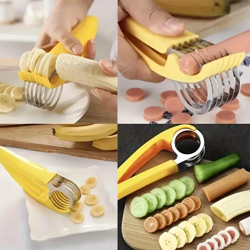 Stainless Steel Banana & Cucumber Slicer Kitchen Tools & Gadgets - DailySale