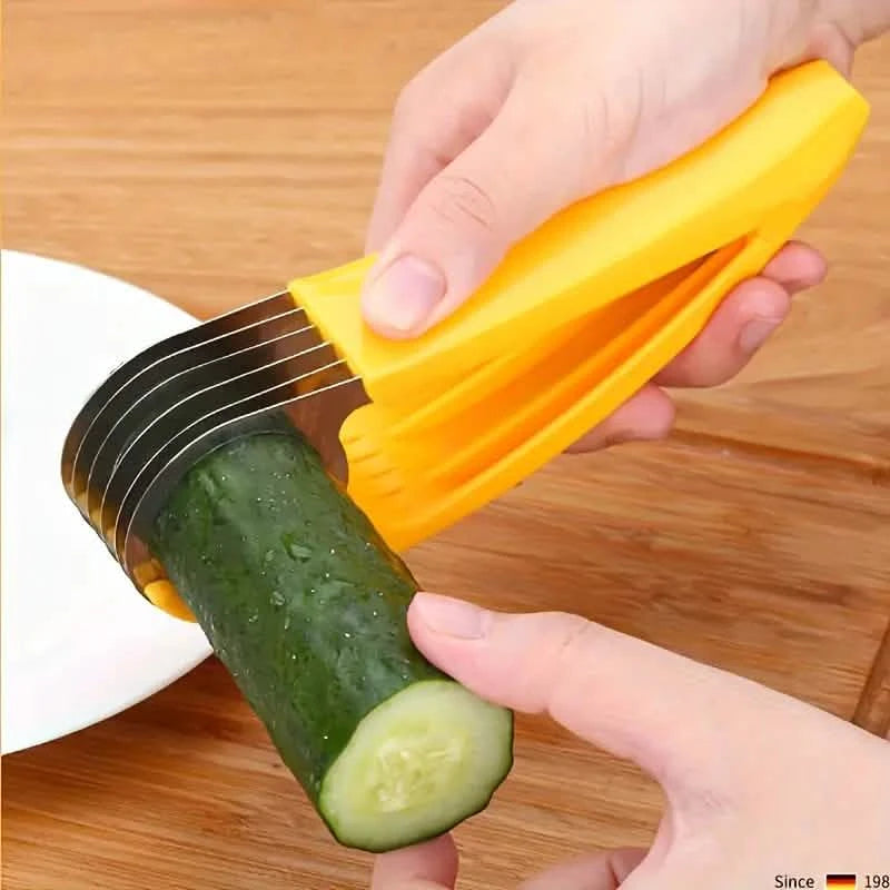 Stainless Steel Banana & Cucumber Slicer Kitchen Tools & Gadgets - DailySale