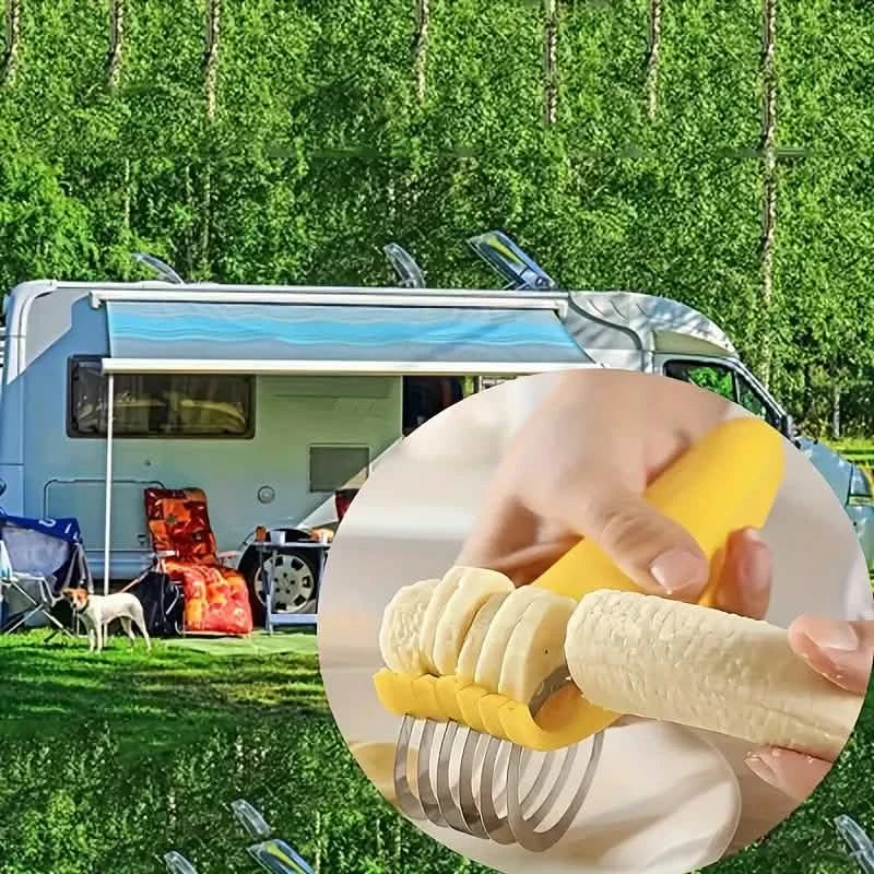 Stainless Steel Banana & Cucumber Slicer Kitchen Tools & Gadgets - DailySale