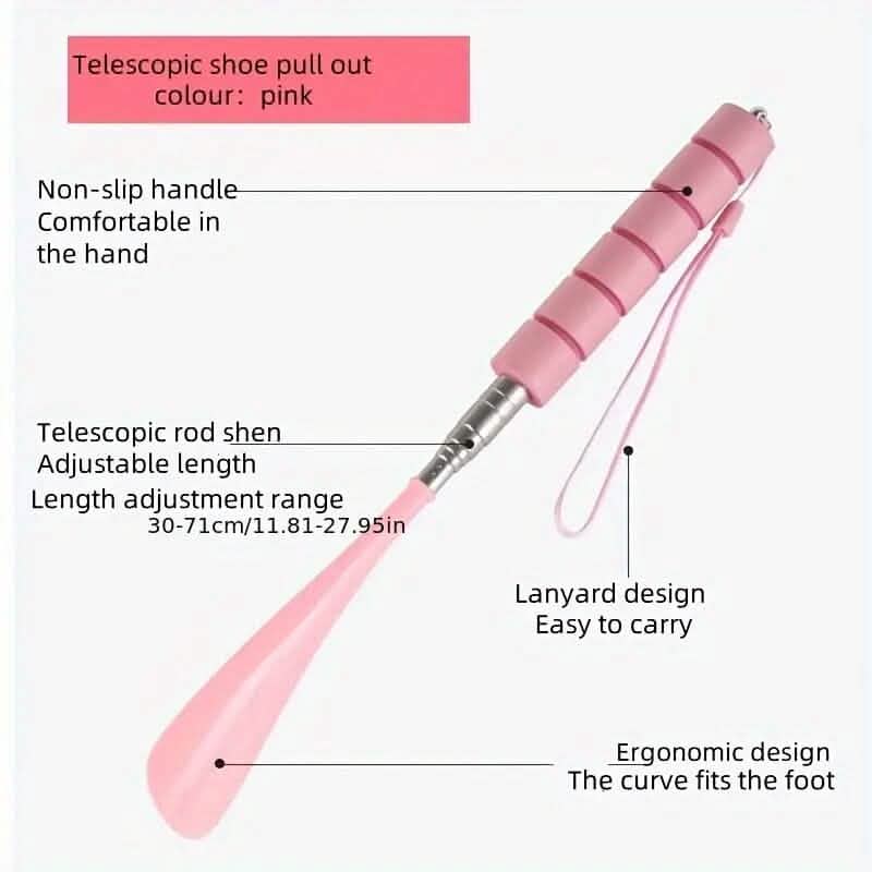Stainless Steel Extendable Telescopic Shoe Horn Women's Shoes & Accessories - DailySale