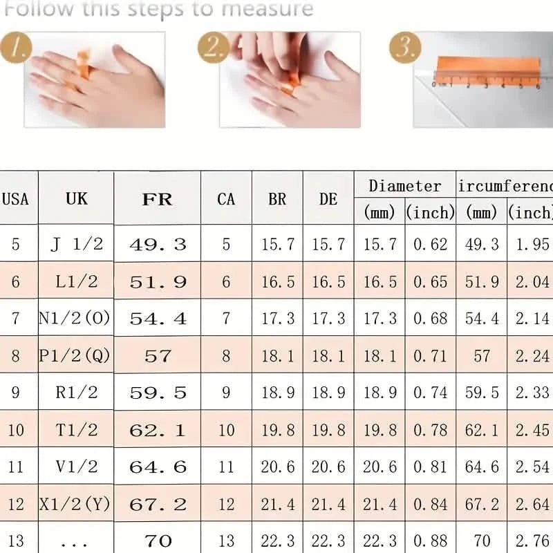 Stainless Steel Mood Ring Inlaid Thermal Discoloration Stone Rings - DailySale