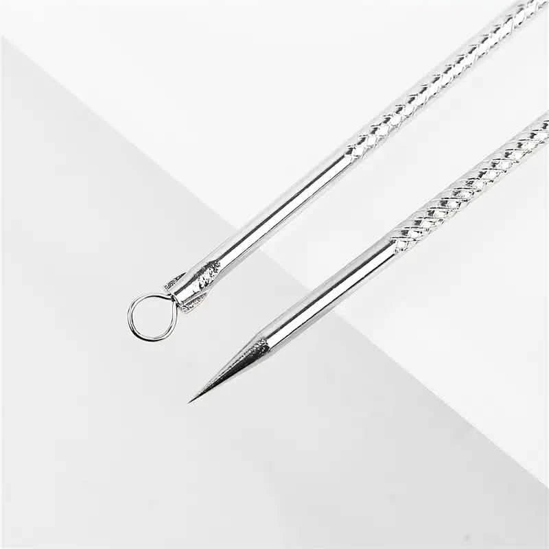 Stainless Steel Pimple Extractor Blackhead Removal Tool For Blemish Whitehead Popping Acne Beauty & Personal Care - DailySale