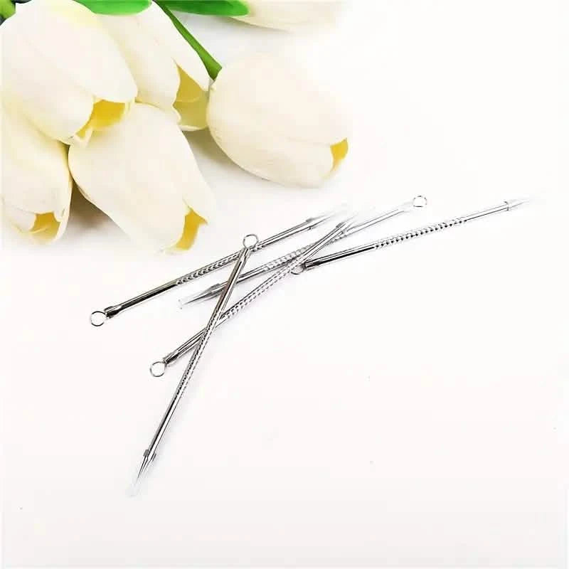 Stainless Steel Pimple Extractor Blackhead Removal Tool For Blemish Whitehead Popping Acne Beauty & Personal Care - DailySale