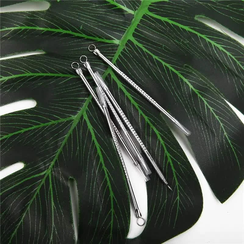 Stainless Steel Pimple Extractor Blackhead Removal Tool For Blemish Whitehead Popping Acne Beauty & Personal Care - DailySale