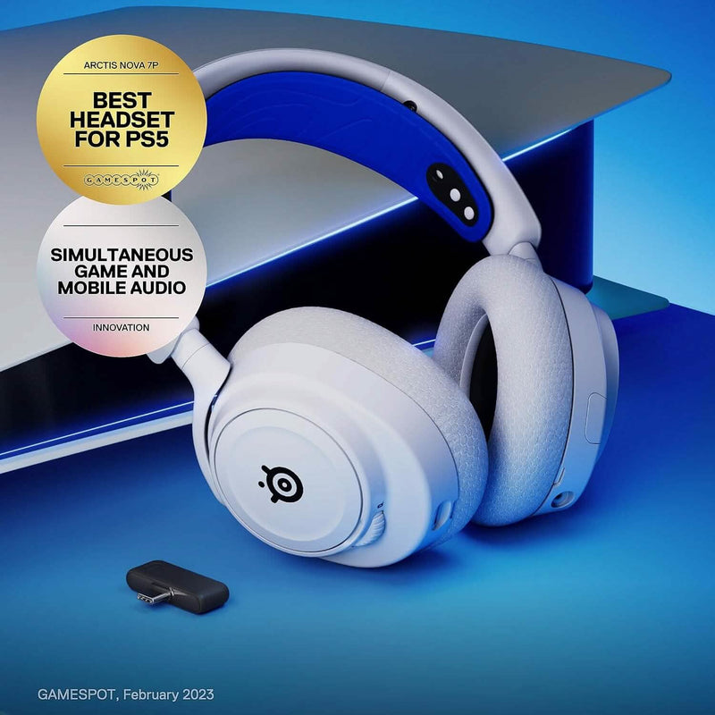 SteelSeries Arctis Nova 7P Wireless Multi-System Gaming & Mobile Headset Headphones - DailySale