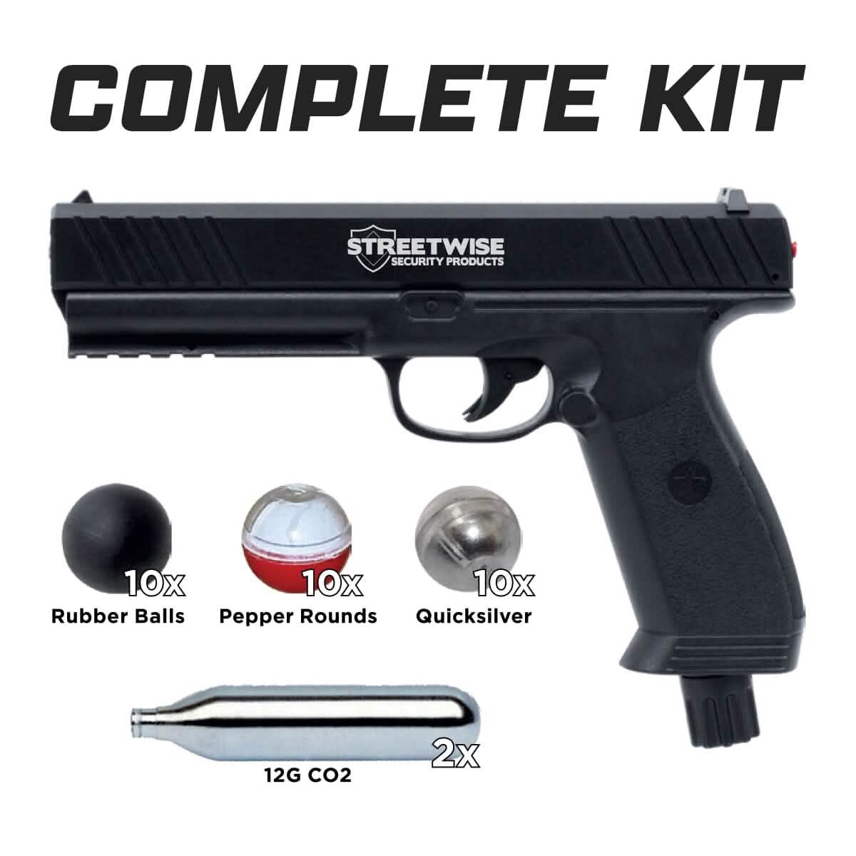 Back view of Streetwise, The Heat Pepper Launcher at Dailysale