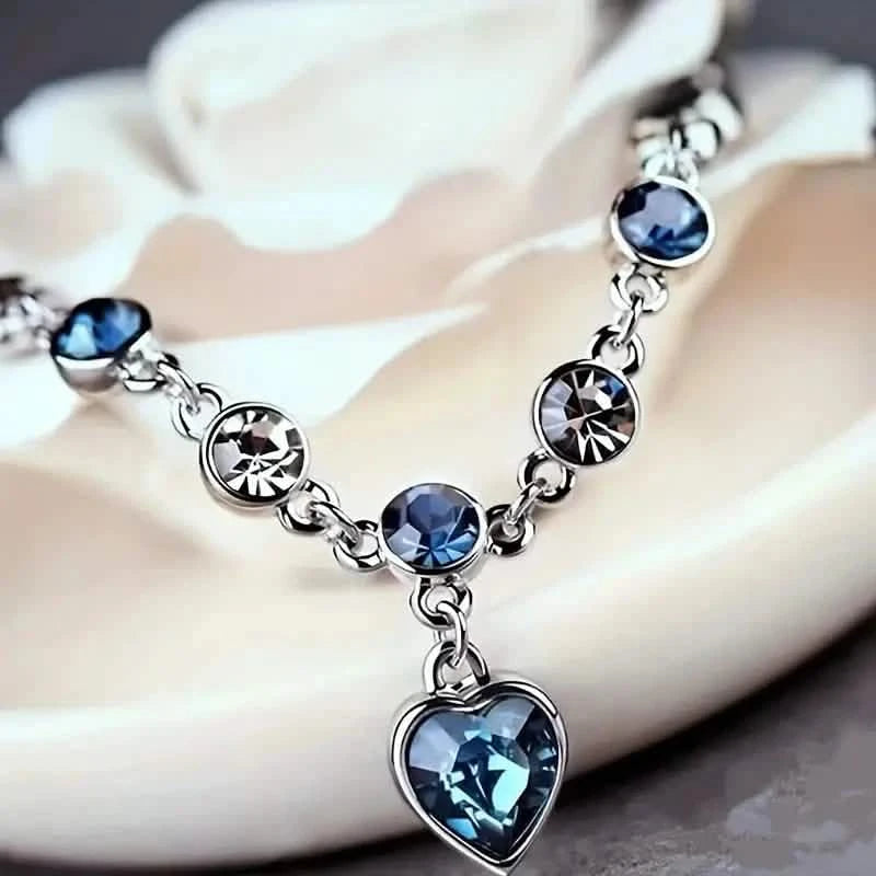 Stunning Heart Of Ocean Rhinestone Bracelet For Girls Bracelets - DailySale