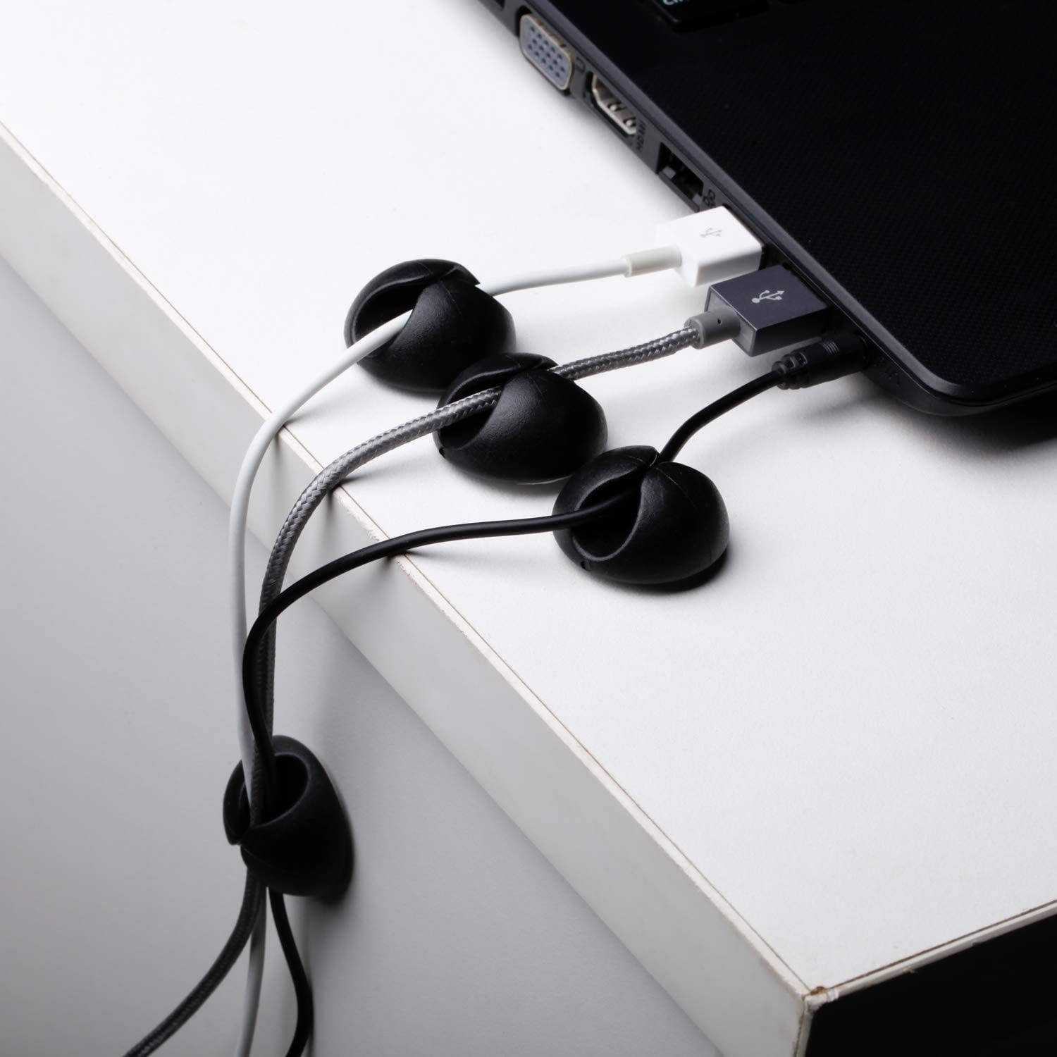 10-Pack: Ultimate Wire Holder and Cable Organizer