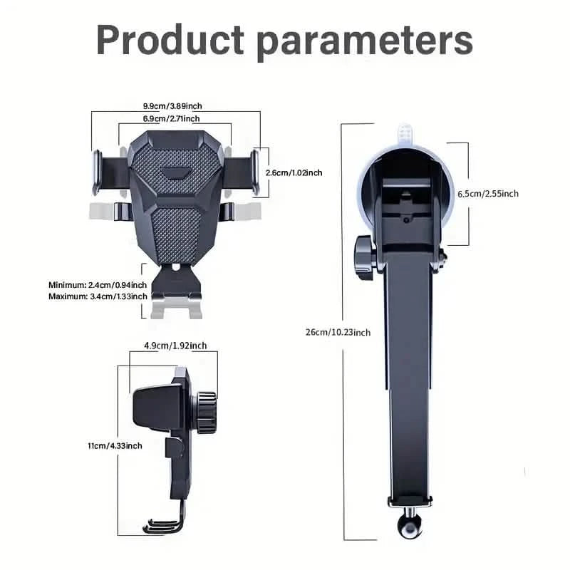Sucker Car Phone Holder Mount Stand For GPS Mobile Support Automotive - DailySale