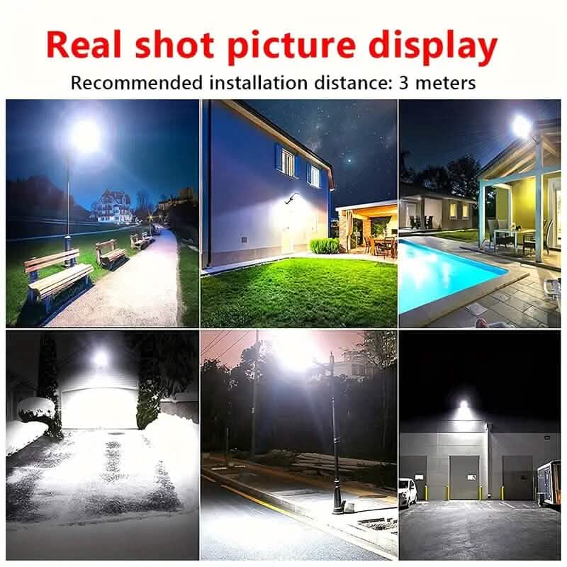 Super Bright 360 LED 3 Speed Double Row Solar Light Outdoor Lighting - DailySale
