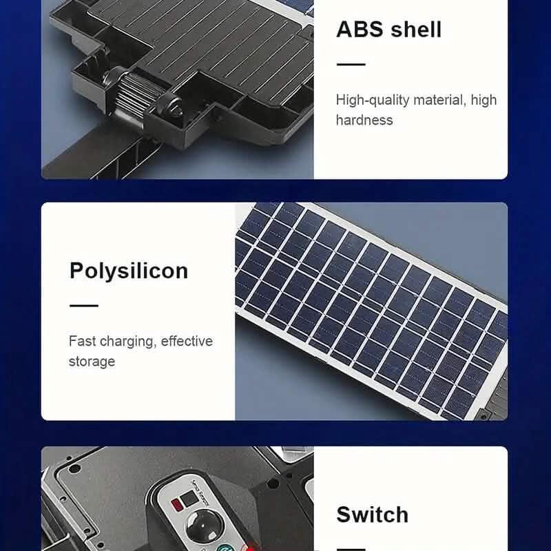 Super Bright 360 LED 3 Speed Double Row Solar Light Outdoor Lighting - DailySale