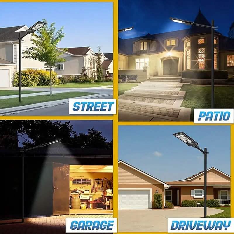 Super Bright 360 LED 3 Speed Double Row Solar Light Outdoor Lighting - DailySale