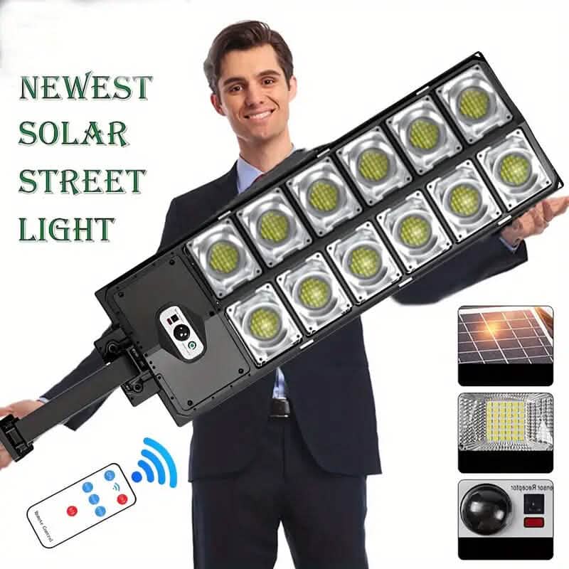 Super Bright 360 LED 3 Speed Double Row Solar Light Outdoor Lighting - DailySale