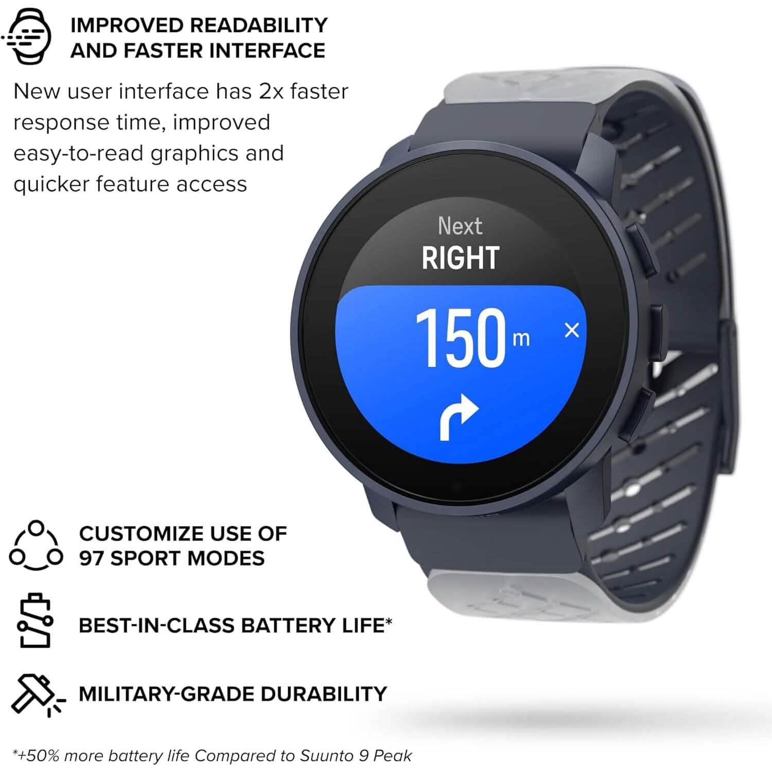 SUUNTO 9 Peak and Peak Pro Sports GPS Watch Smart Watches - DailySale