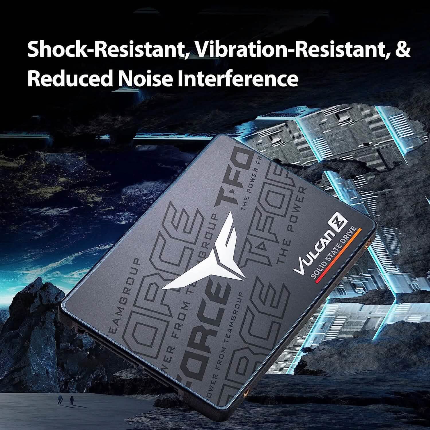 T-Force Vulcan Z 2TB SLC Cache 3D NAND TLC 2.5 Inch SATA III Internal Solid State Drive (Refurbished) Computer Accessories - DailySale