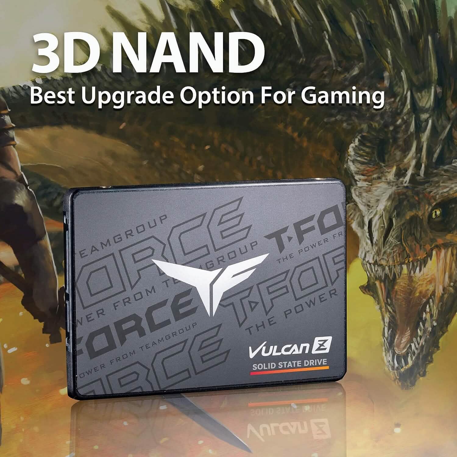 T-Force Vulcan Z 2TB SLC Cache 3D NAND TLC 2.5 Inch SATA III Internal Solid State Drive (Refurbished) Computer Accessories - DailySale