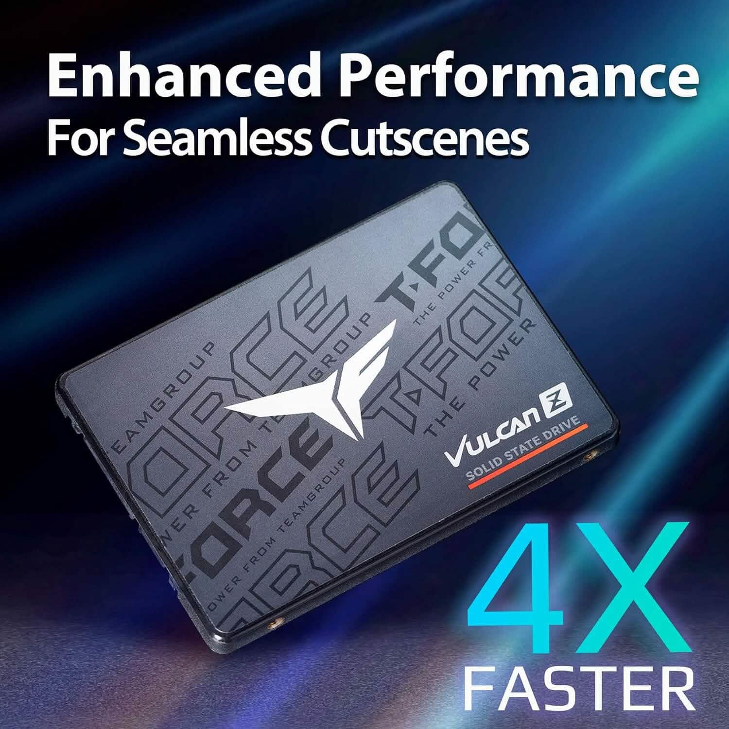 T-Force Vulcan Z 2TB SLC Cache 3D NAND TLC 2.5 Inch SATA III Internal Solid State Drive (Refurbished) Computer Accessories - DailySale