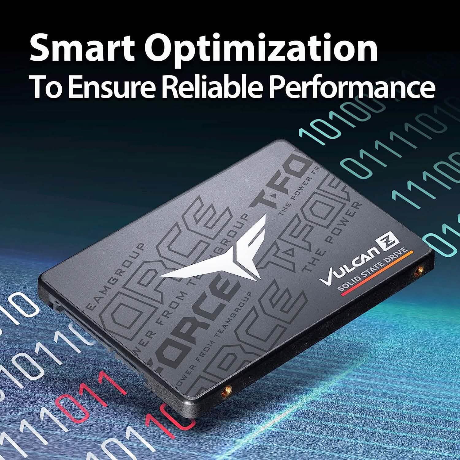 T-Force Vulcan Z 2TB SLC Cache 3D NAND TLC 2.5 Inch SATA III Internal Solid State Drive (Refurbished) Computer Accessories - DailySale