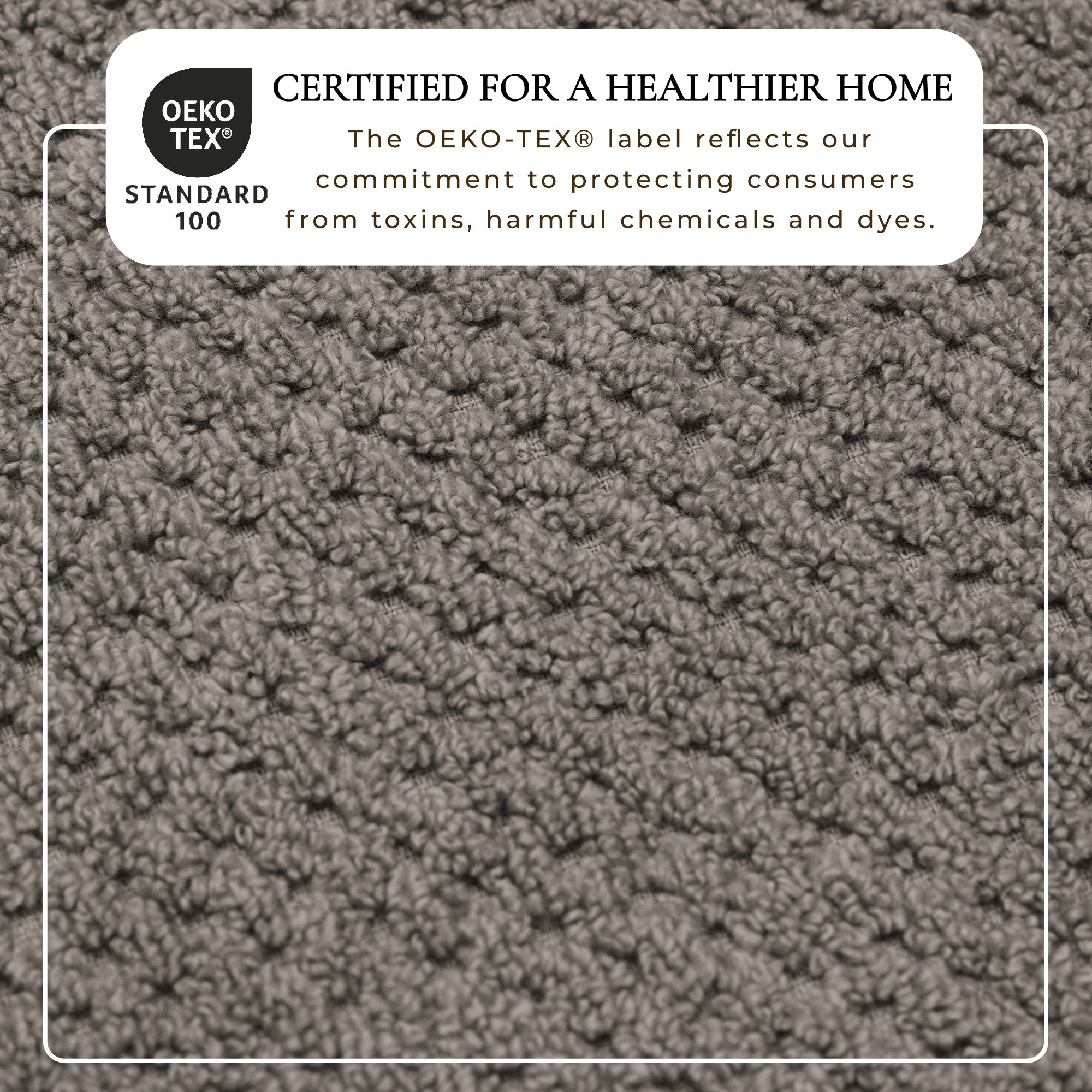 100% Cotton Checkered Jacquard Bath Towel Set - Giuliana Collection