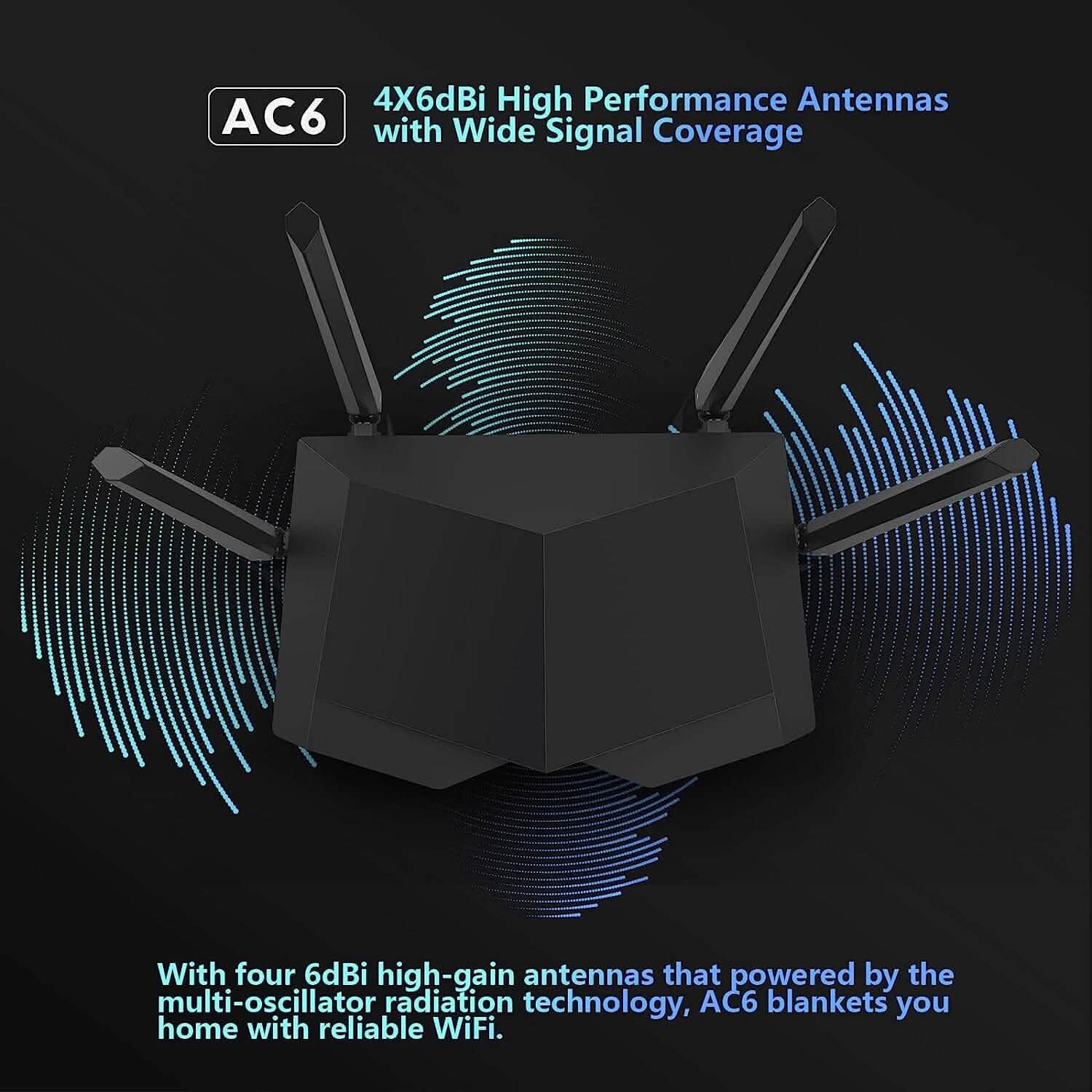 Tenda AC1200 Smart WiFi Router Computer Accessories - DailySale