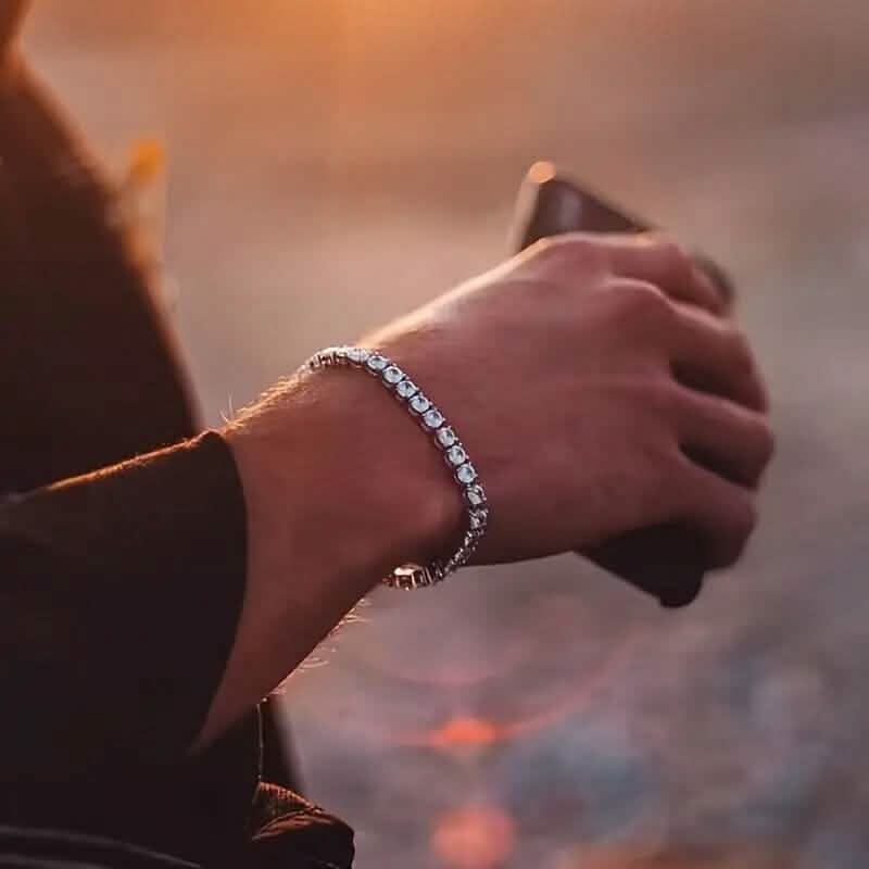 Tennis Single Row Synthetic Zircon Bracelet Bracelets - DailySale