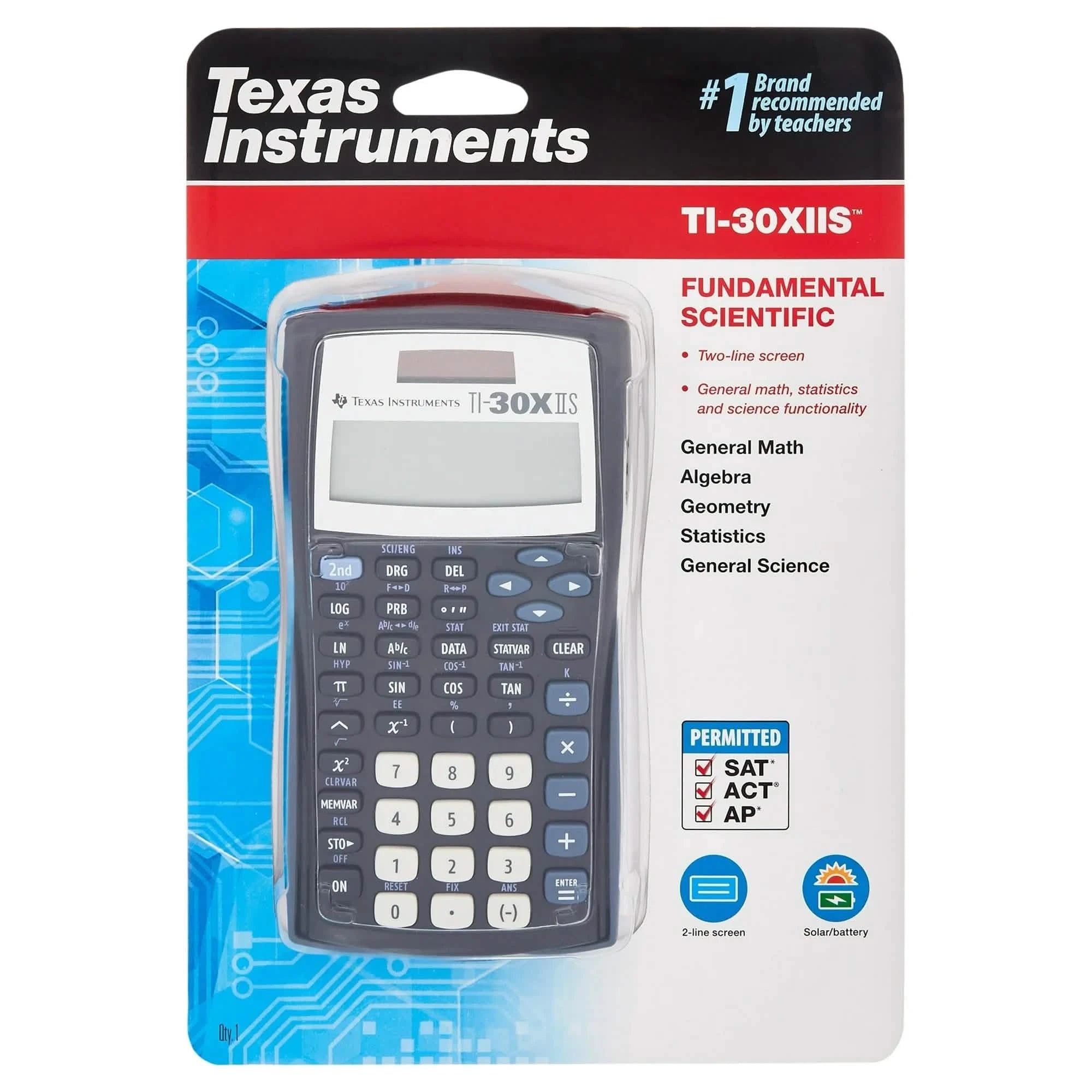 Texas Instruments TI-30XIIS 2 Line Scientific Calculator Everything Else - DailySale