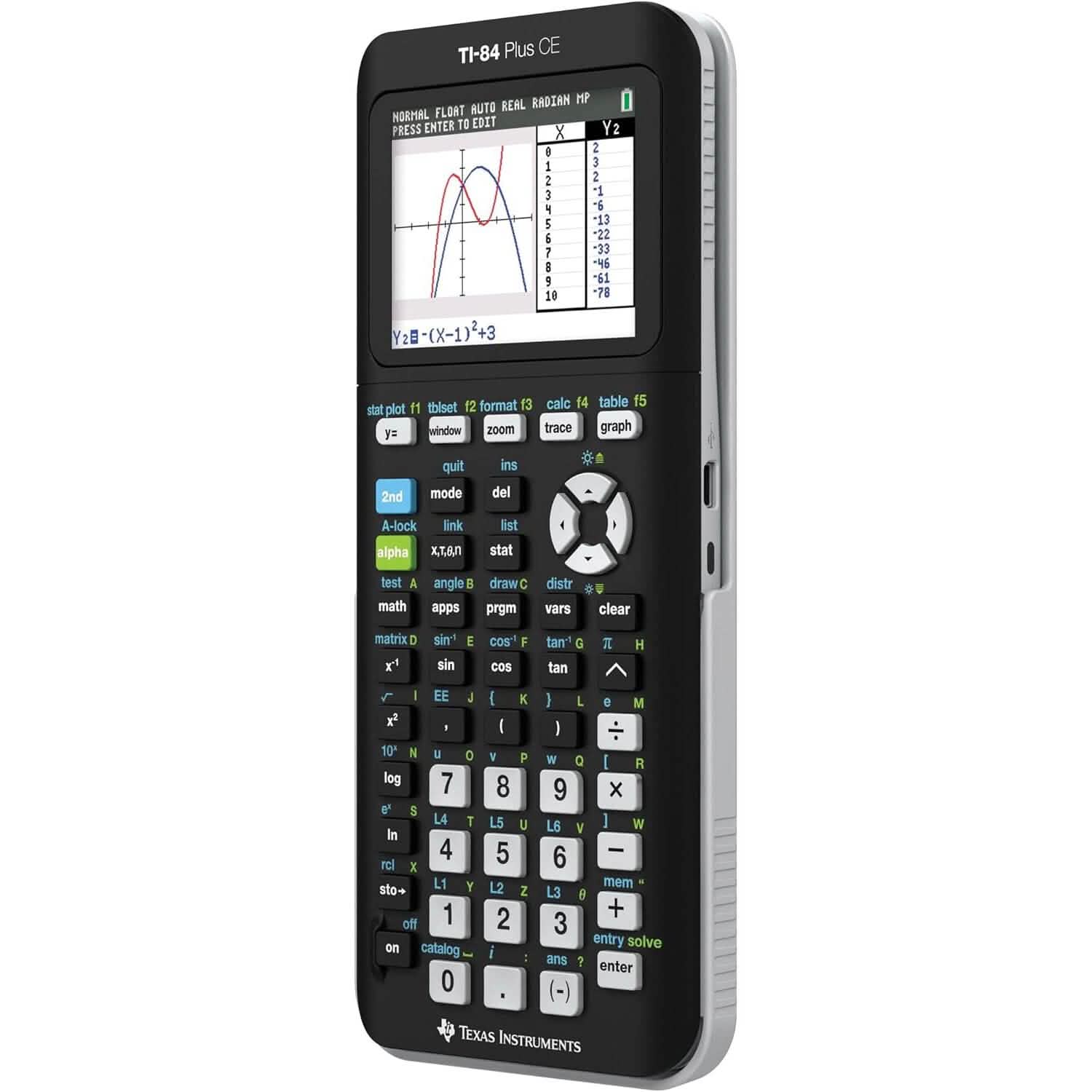 Texas Instruments TI-84 PLUS CE Graphing Calculator (84PLCE/PWB/2L1/A) (Refurbished) Everything Else - DailySale