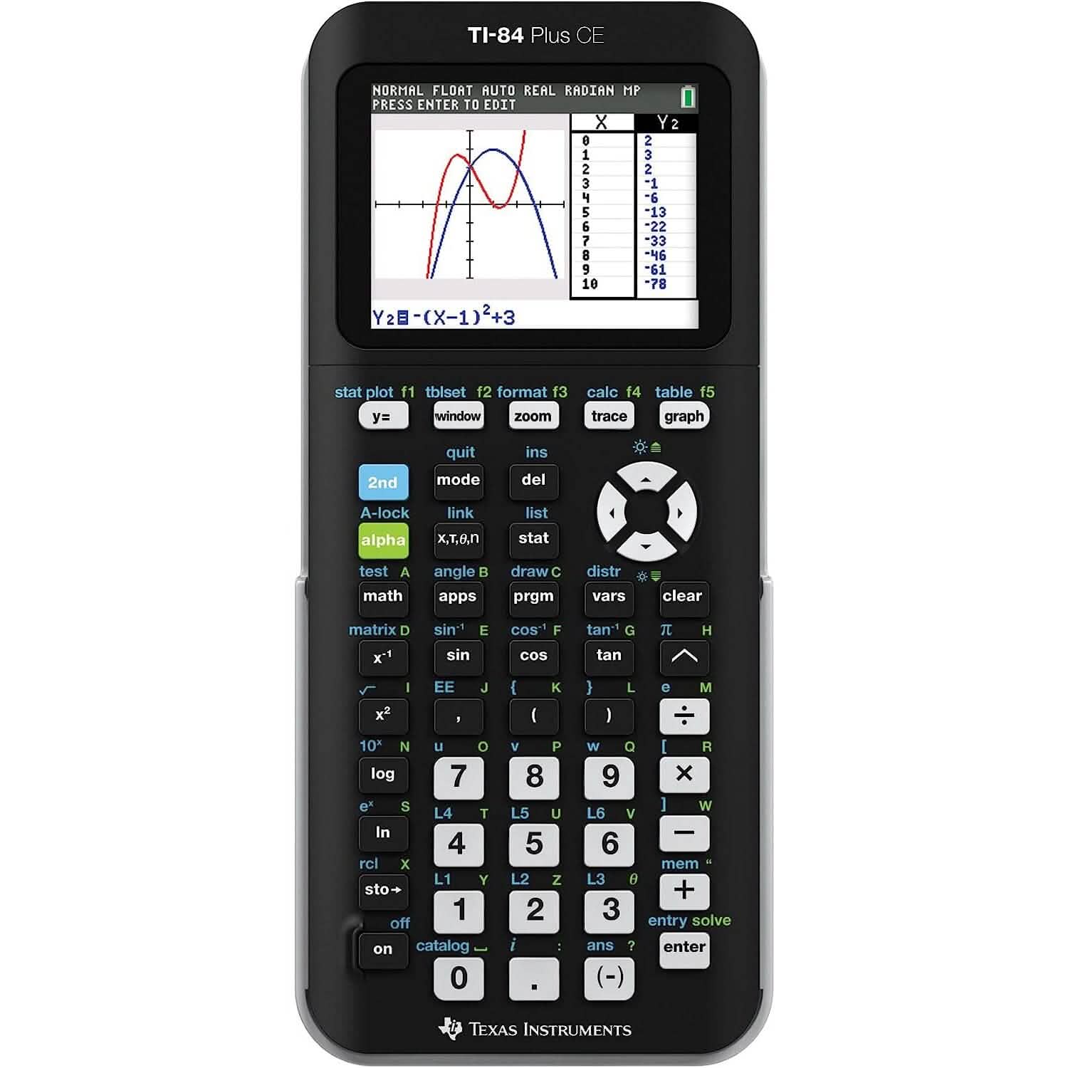 Texas Instruments TI-84 PLUS CE Graphing Calculator (84PLCE/PWB/2L1/A) (Refurbished) Everything Else - DailySale