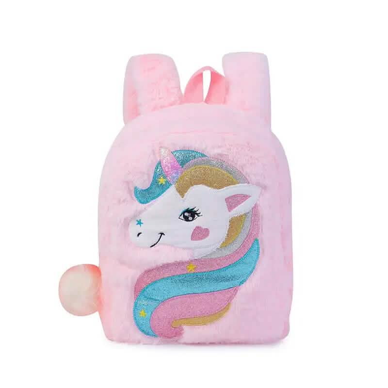 Tie-Dye Fabric Unicorn Shoulder Bag for Girls Handbags & Wallets Light Pink - DailySale