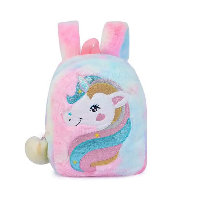 Tie-Dye Fabric Unicorn Shoulder Bag for Girls Handbags & Wallets Multicolor - DailySale