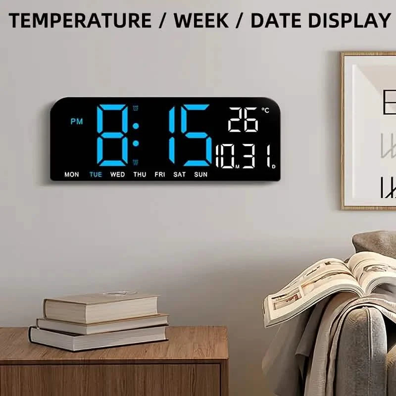 TIMESS Large Display LED Digital Alarm Clock Furniture & Decor - DailySale