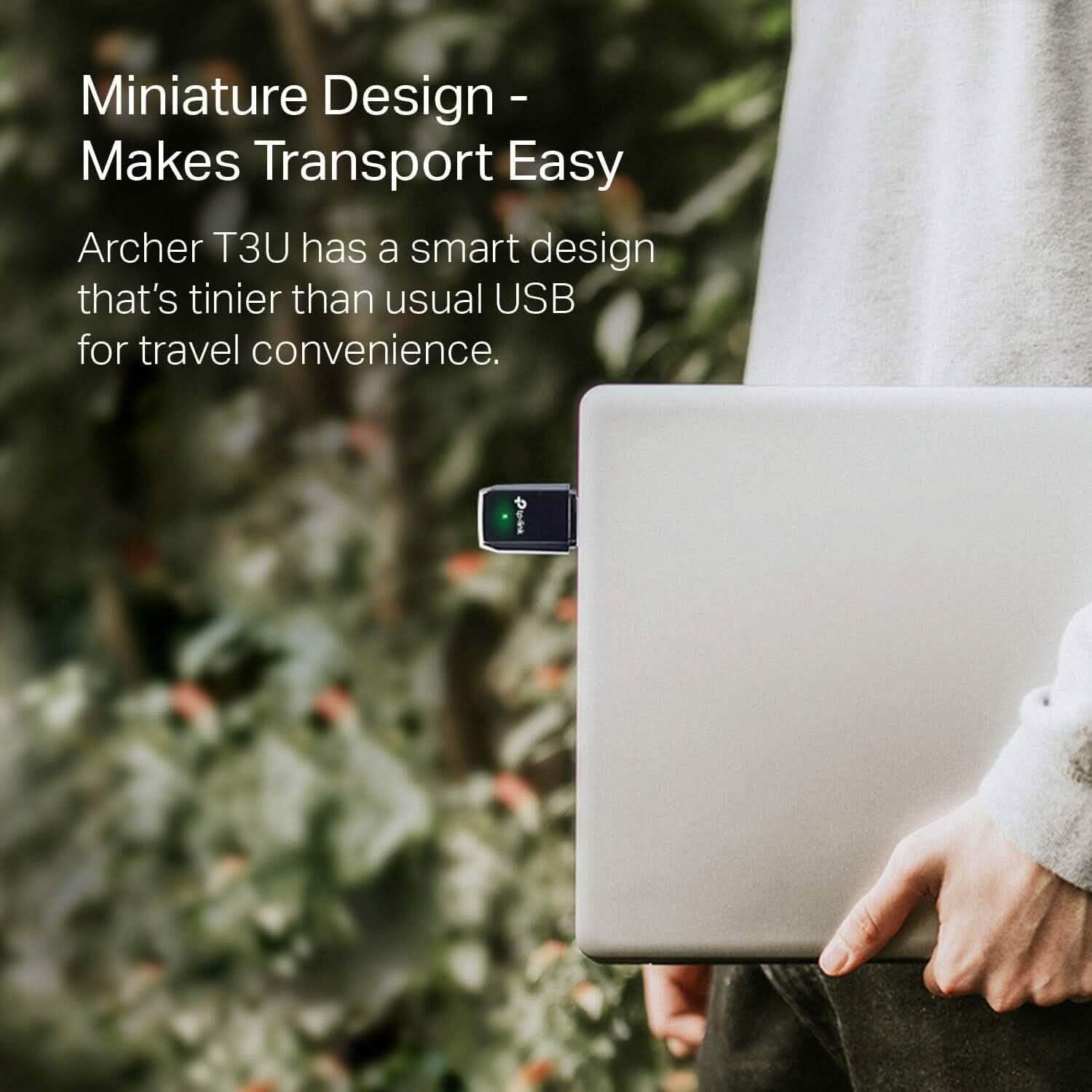 TP-Link AC1300 USB WiFi Adapter(Archer T3U)- 2.4G/5G Dual Band Wireless Network Adapte Computer Accessories - DailySale