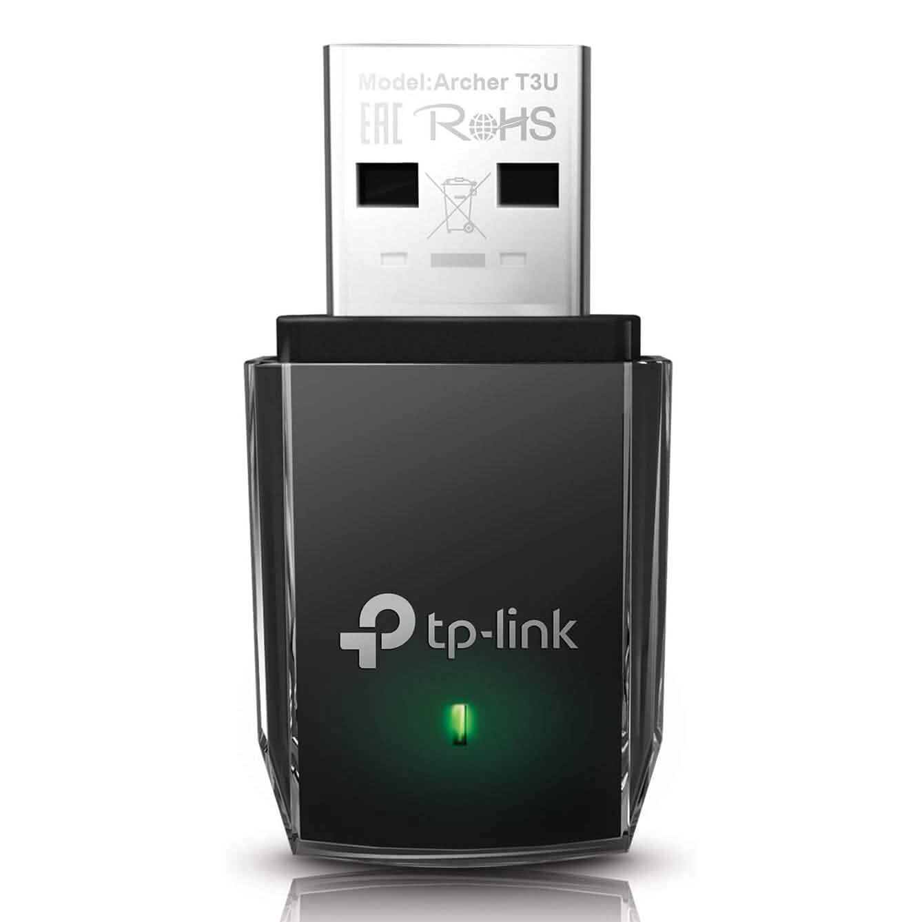 TP-Link AC1300 USB WiFi Adapter(Archer T3U)- 2.4G/5G Dual Band Wireless Network Adapte Computer Accessories - DailySale