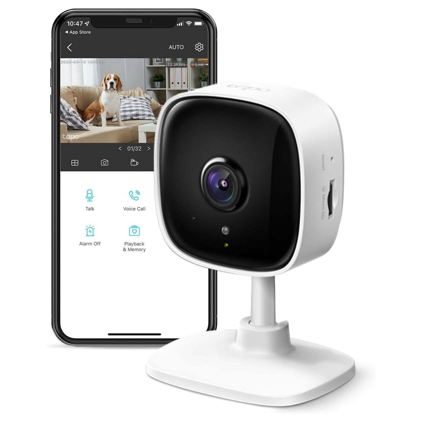 TP-Link Tapo 1080P Indoor Security Camera for Baby Monitor Baby - DailySale