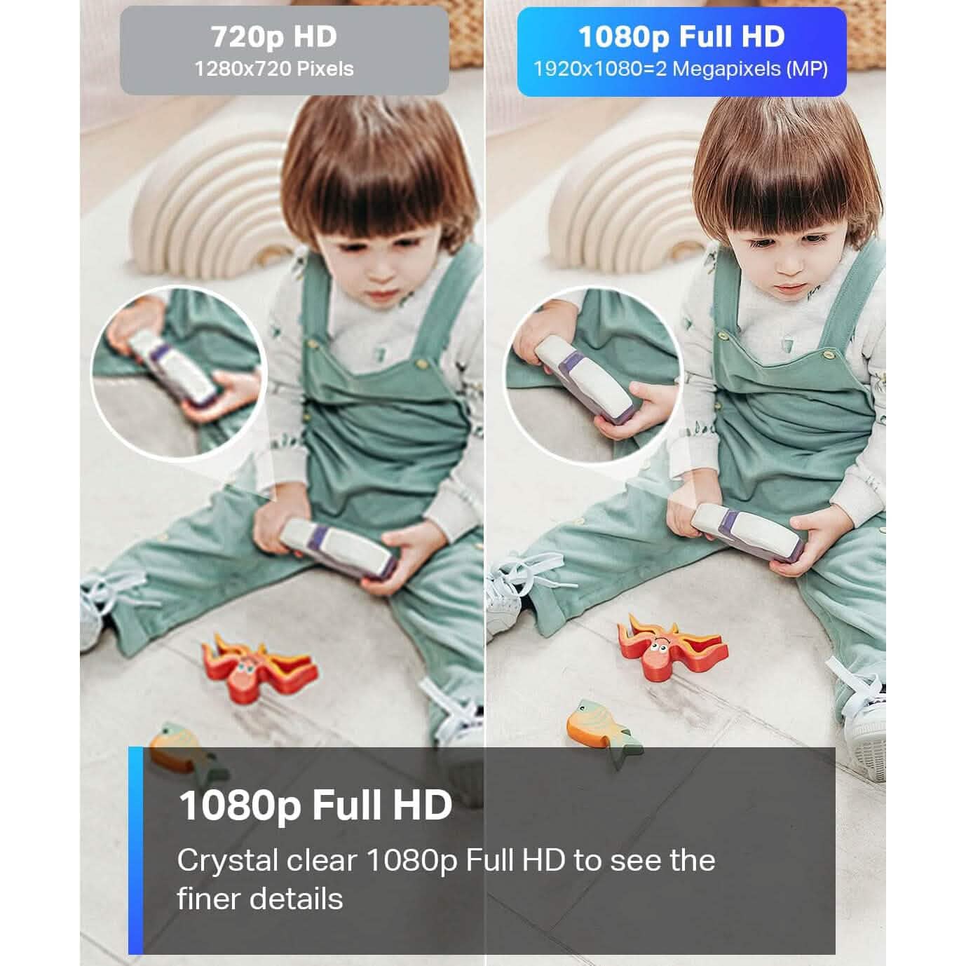 TP-Link Tapo 1080P Indoor Security Camera for Baby Monitor Baby - DailySale