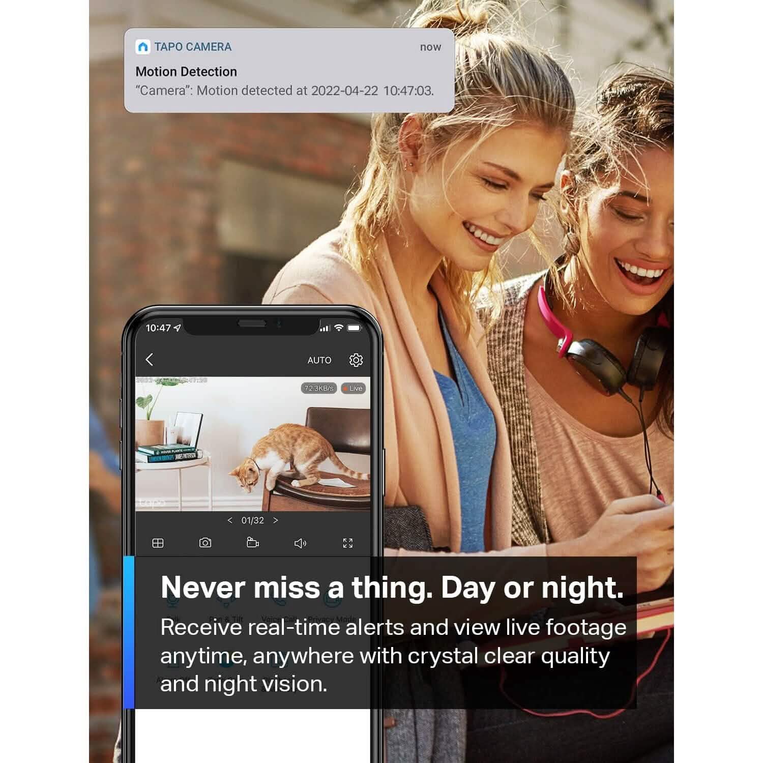 TP-Link Tapo 1080P Indoor Security Camera for Baby Monitor Baby - DailySale