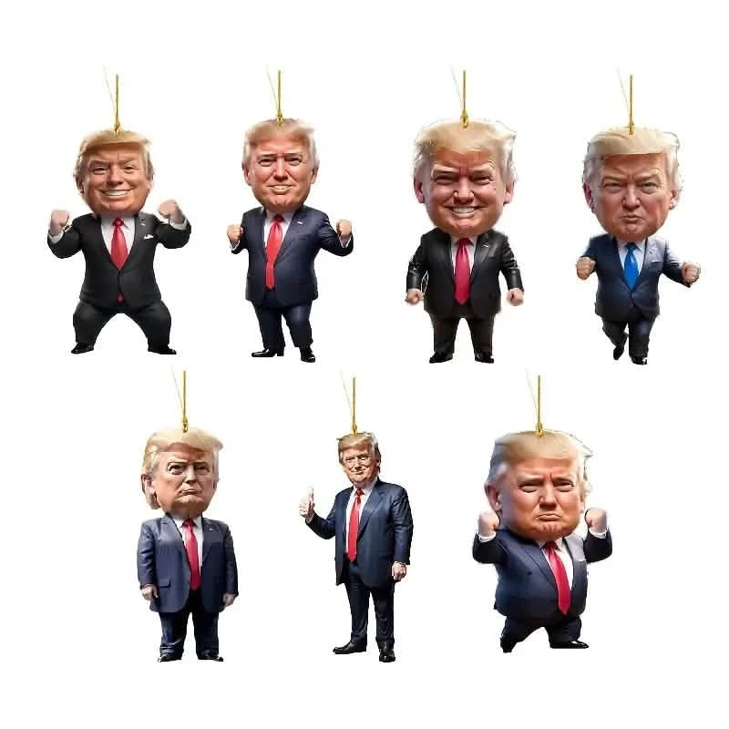 Trump Acrylic Hanging Pendant - 2D Flat Art Decoration Holiday Decor & Apparel - DailySale