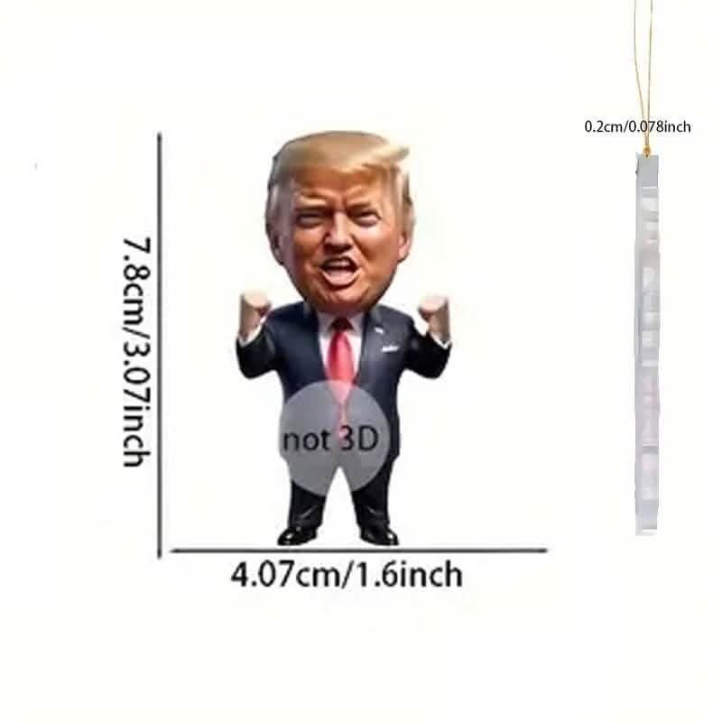 Trump Acrylic Ornament Versatile Hanging Decor Holiday Decor & Apparel - DailySale