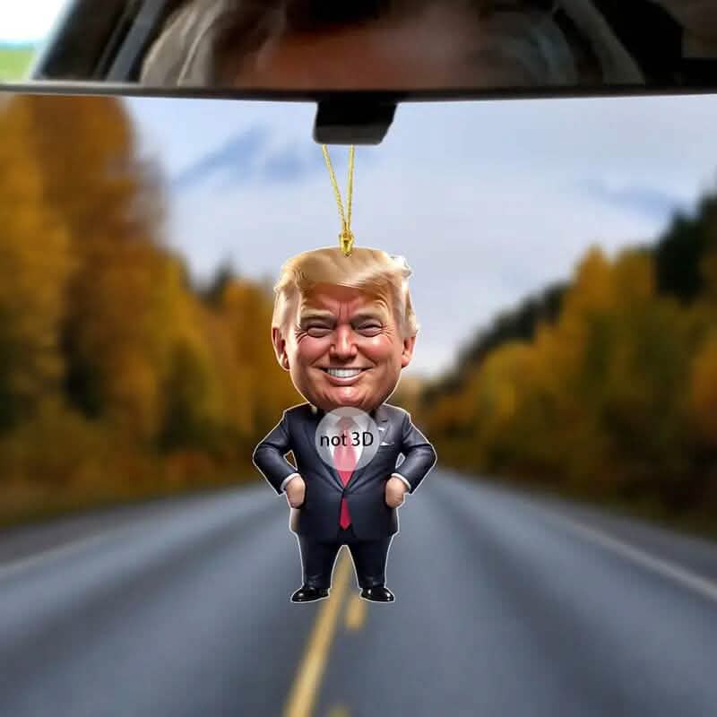 Trump Acrylic Ornament Versatile Hanging Decor Holiday Decor & Apparel - DailySale