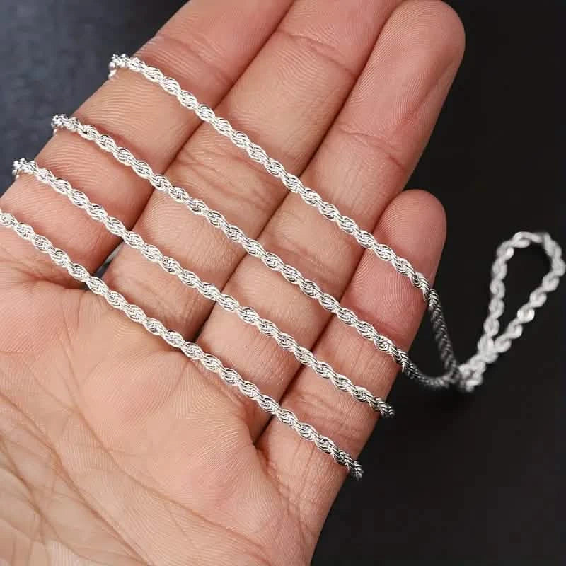 Twist Rope Chain Necklace Women's Jewelry Accessory Necklaces - DailySale