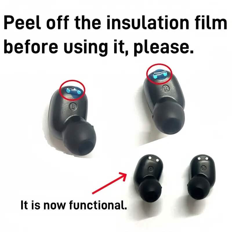 TWS In-Ear Wireless Headphones Mini Earbuds with Charging Case Headphones - DailySale