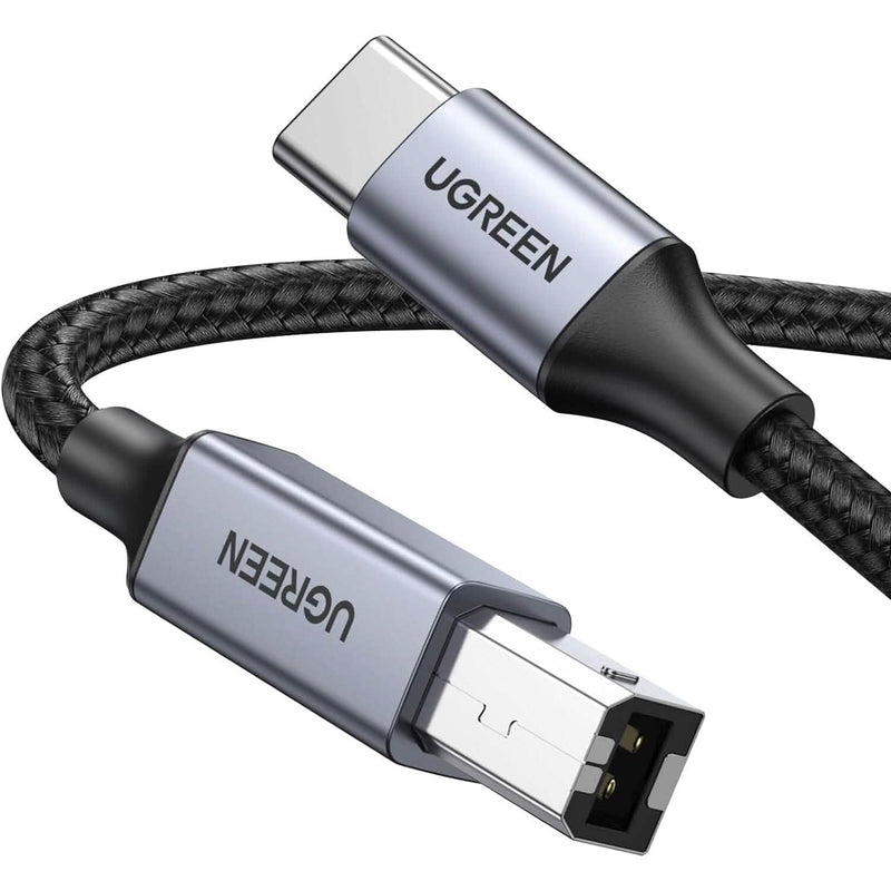 UGREEN USB B to USB C 3 FT Printer Cable (Refurbished) Mobile Accessories - DailySale