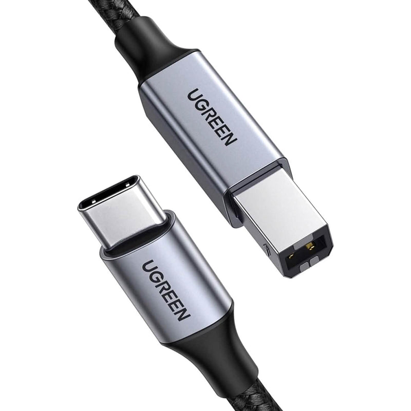 UGREEN USB B to USB C 3 FT Printer Cable (Refurbished) Mobile Accessories - DailySale