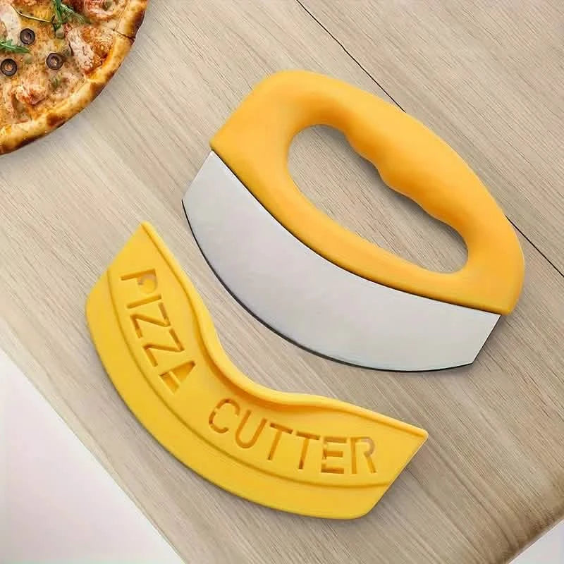 Ultra-Sharp Stainless Steel Pizza Cutter With Rocker Arm Kitchen Tools & Gadgets - DailySale