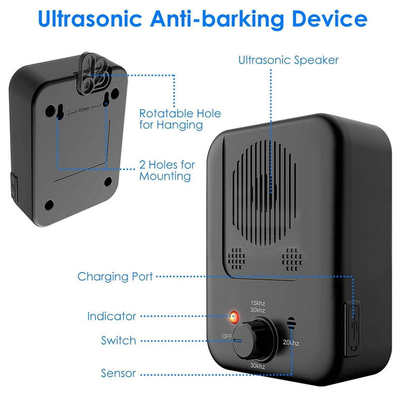 Ultrasonic Anti-Barking Device Pet Supplies - DailySale