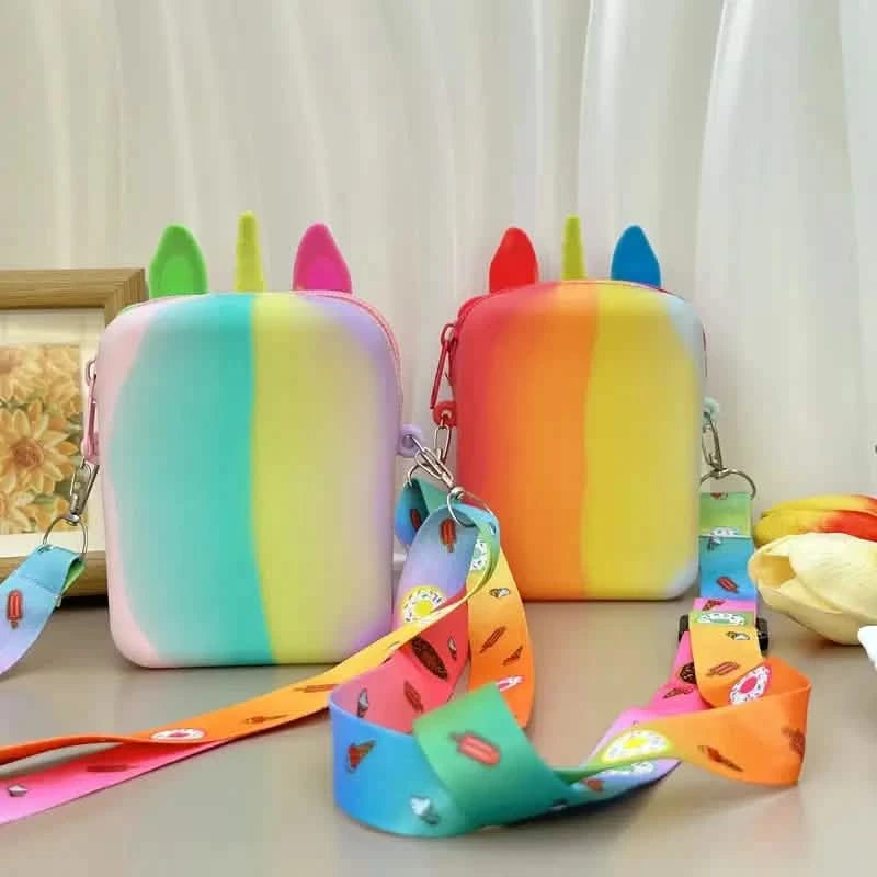 Unicorn Crossbody Bag with Pop Fidget Buttons Handbags & Wallets - DailySale