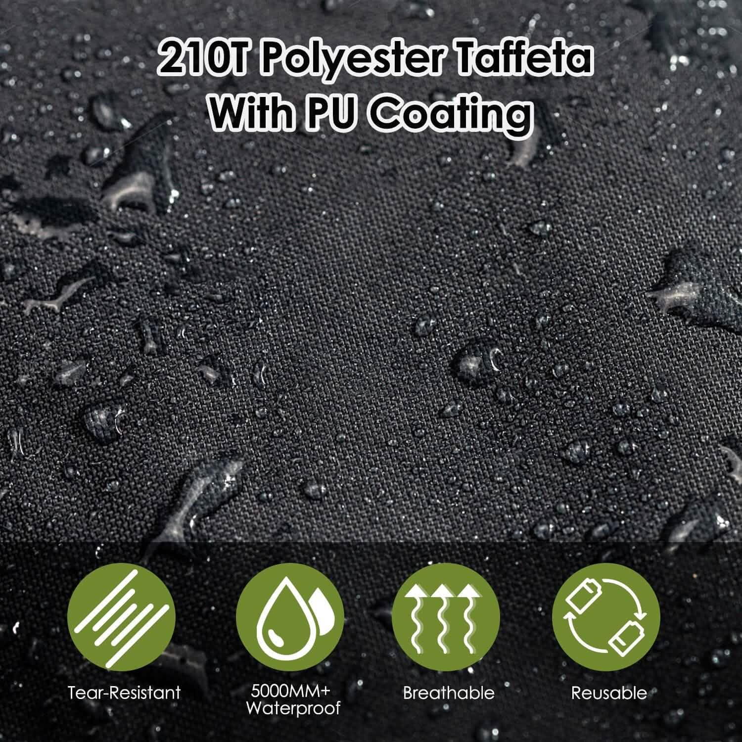 Unisex Hooded Rain Poncho with Pocket Sports & Outdoors - DailySale