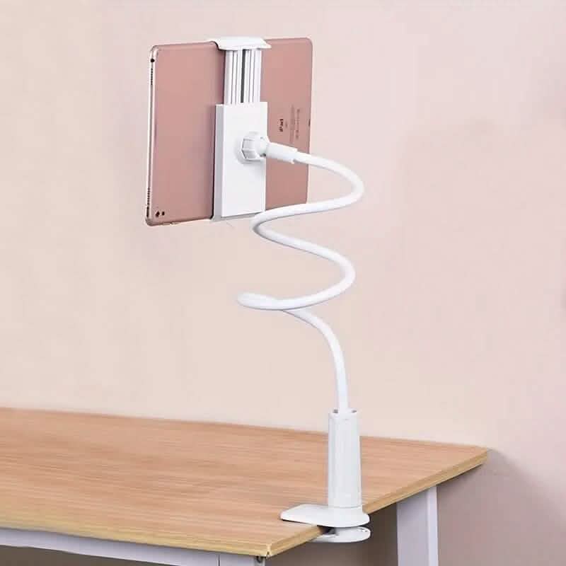 Universal Adjustable Lazy Phone and Tablet Holder Stand Mobile Accessories White - DailySale