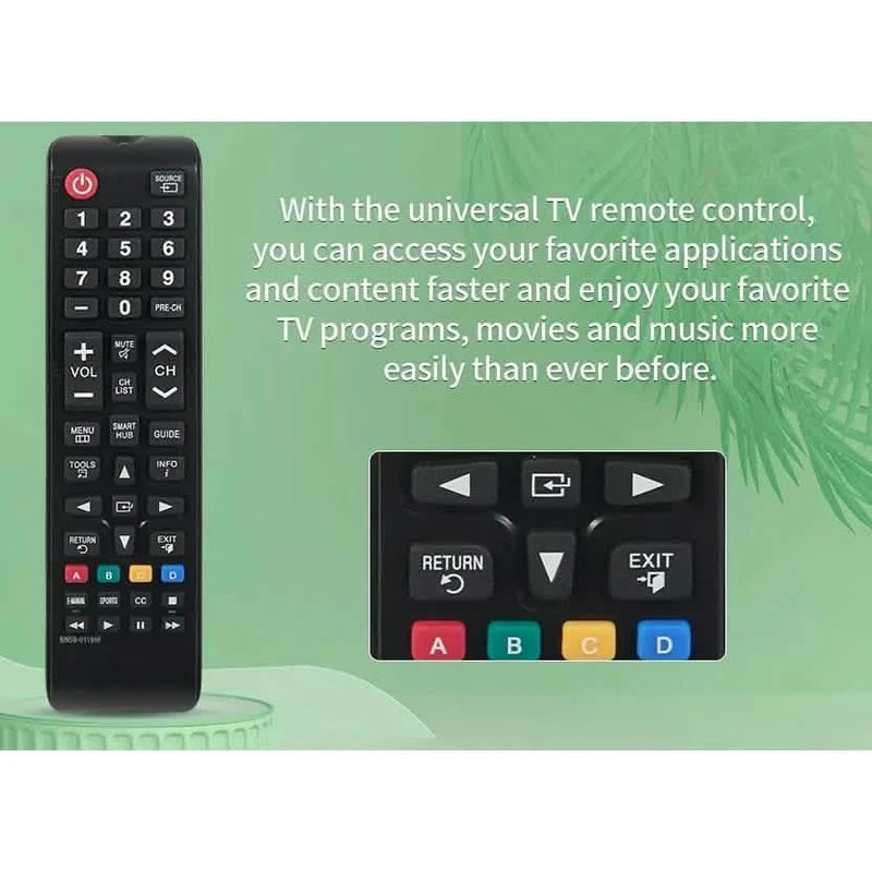 Universal Remote Control for All Samsung LCD LED HDTV Smart TVs BN59-01199F TV & Video - DailySale